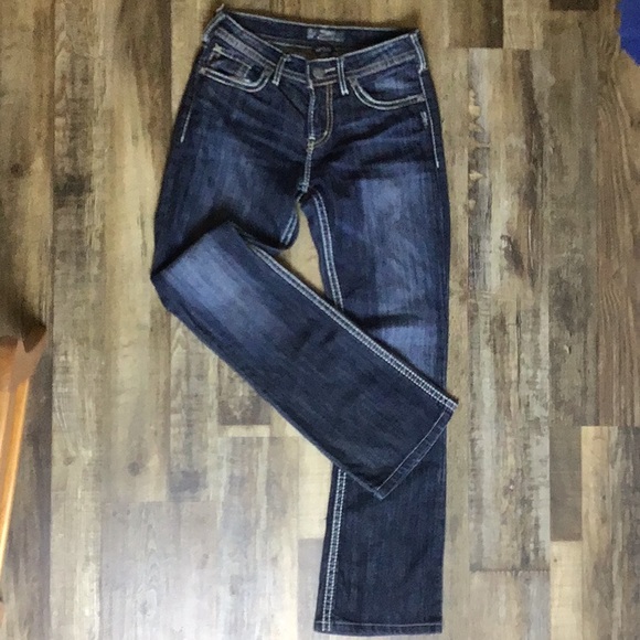 Silver Natsuki Blue  Jeans Waist 28” - Picture 2 of 5